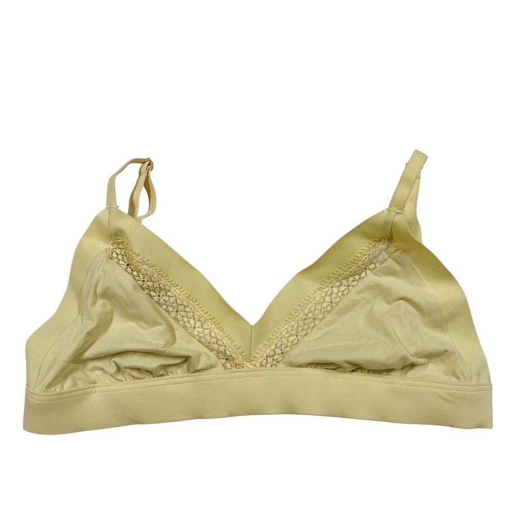 Victoria's‎ Secret Incredible Bra Size Small Yellow Bralette Deep V-Neck